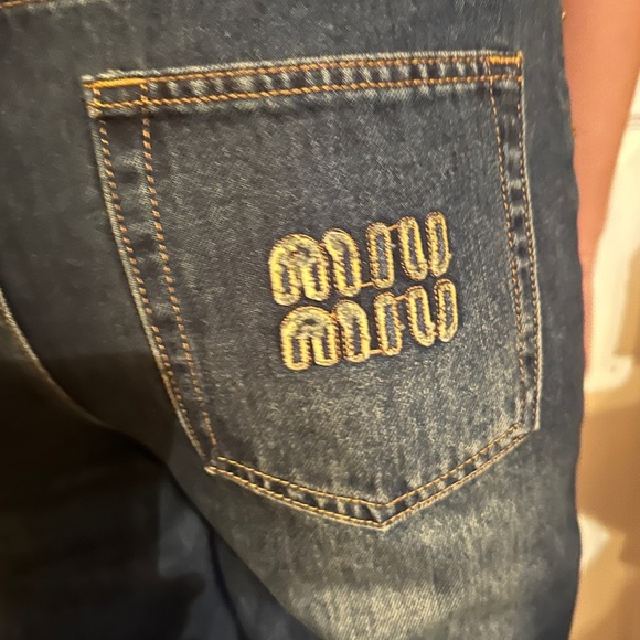 Denim - Blue Denim Jeans ( Miu- Miu)